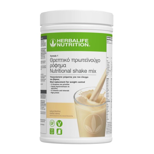 Formula 1 Πρωτεϊνούχο Ρόφημα (Κρέμα Βανίλια) 780g