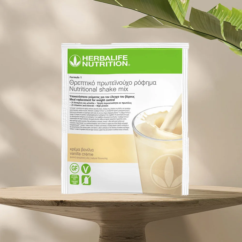 Formula 1 Πρωτεϊνούχο Ρόφημα (Κρέμα Βανίλια) Συσκευασία με 7 Φακελάκια